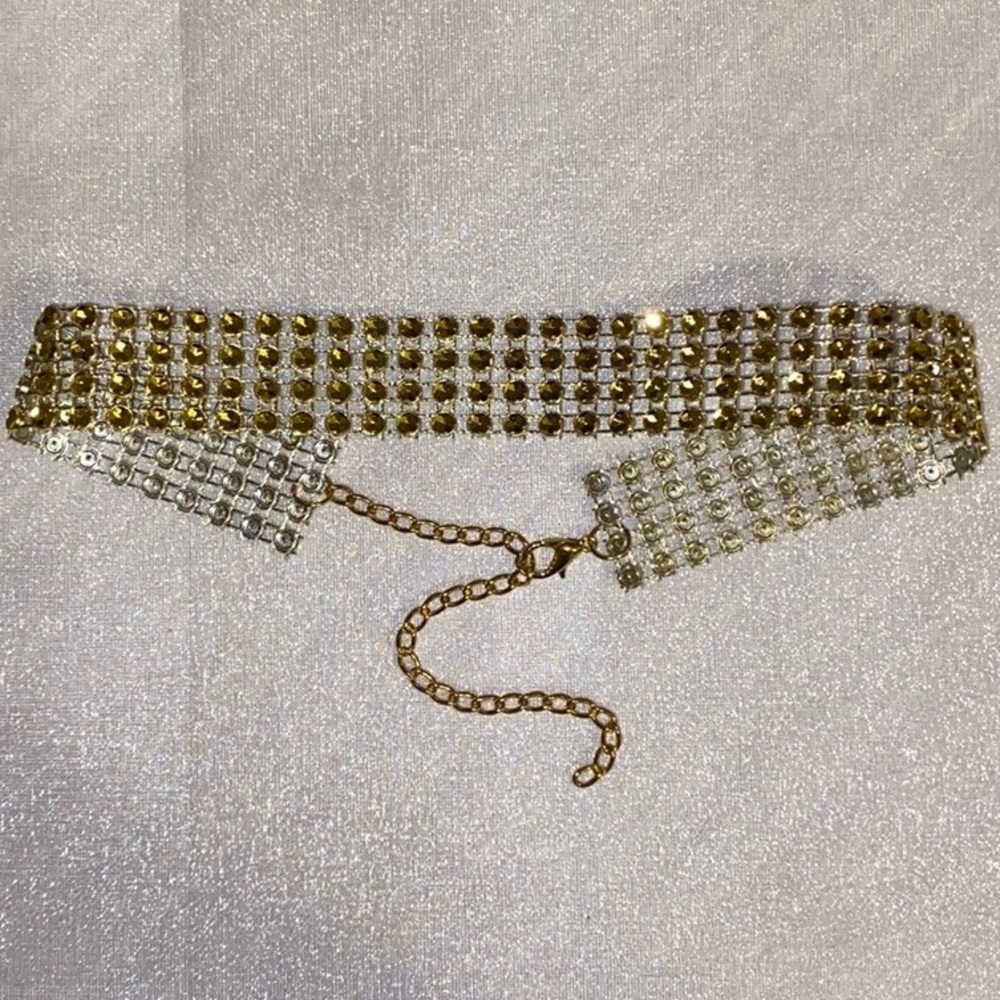 Gold Diamond Choker